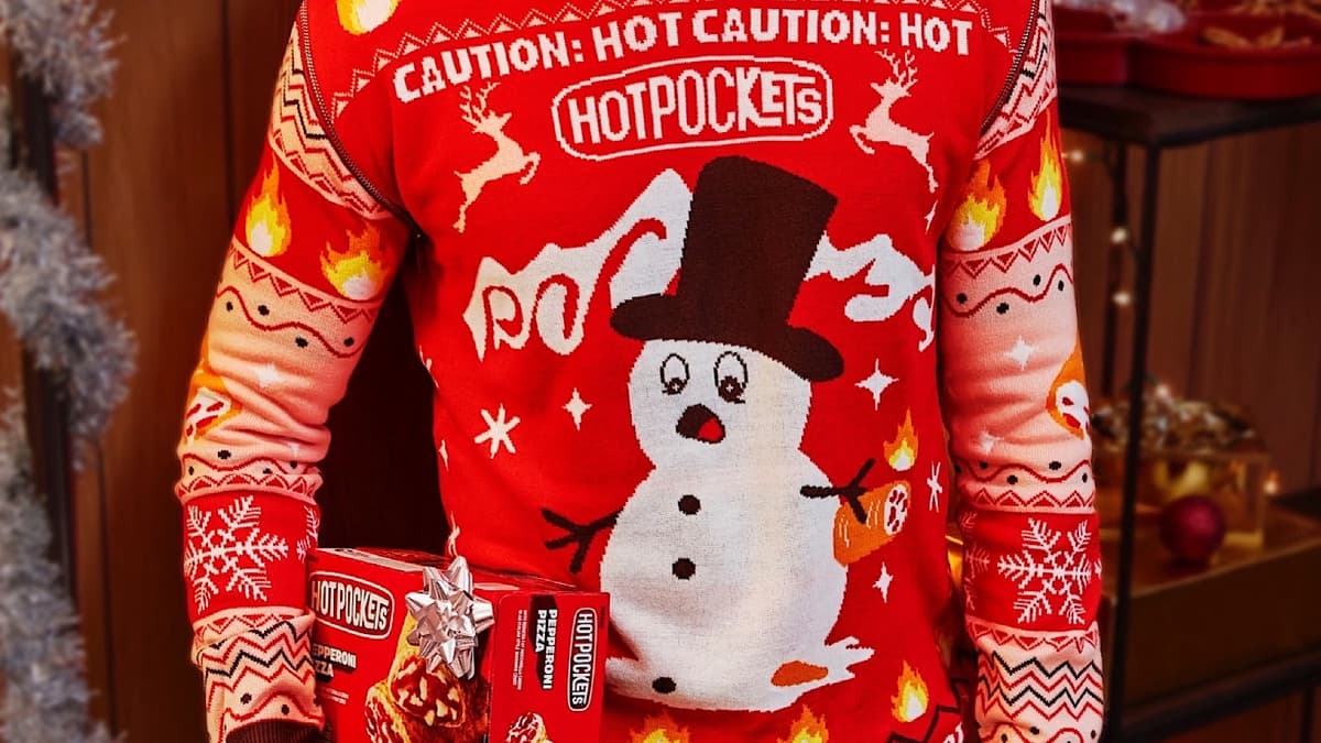 Hot Pockets release holiday-themed ugly sweater and customers are in love