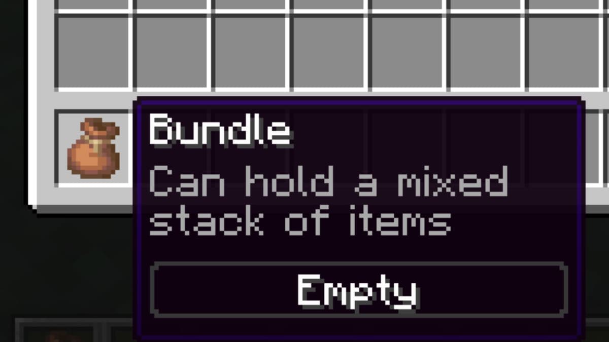 How to make a Bundle in Minecraft: Recipe & uses