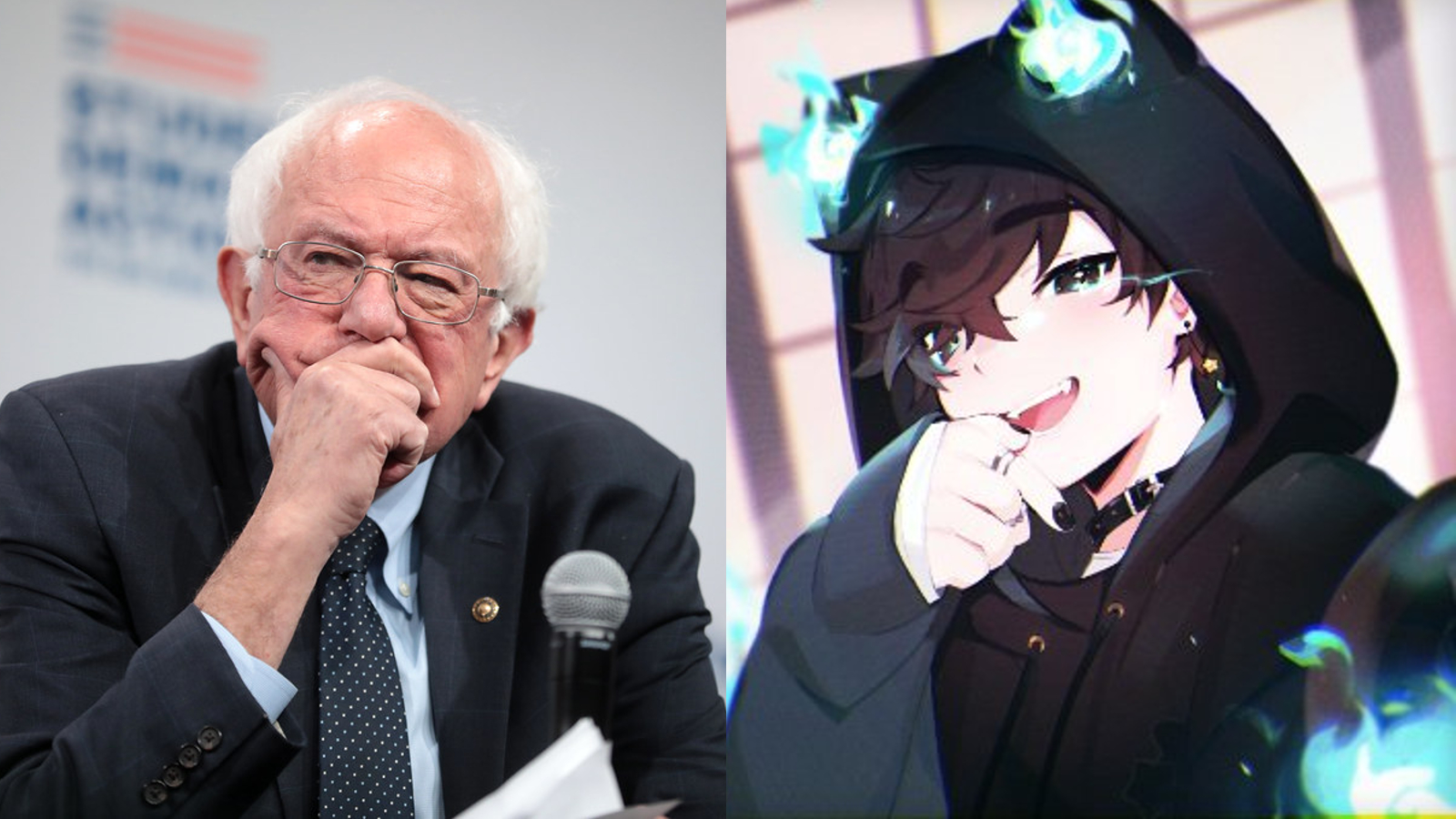 Bernie Sanders stumped by VTubers on Twitch stream with Pokimane and Sykkuno