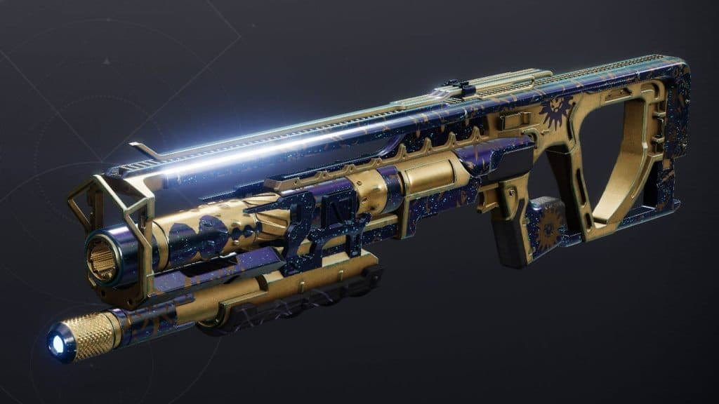 The Arcane Embrace shotgun in Destiny 2.