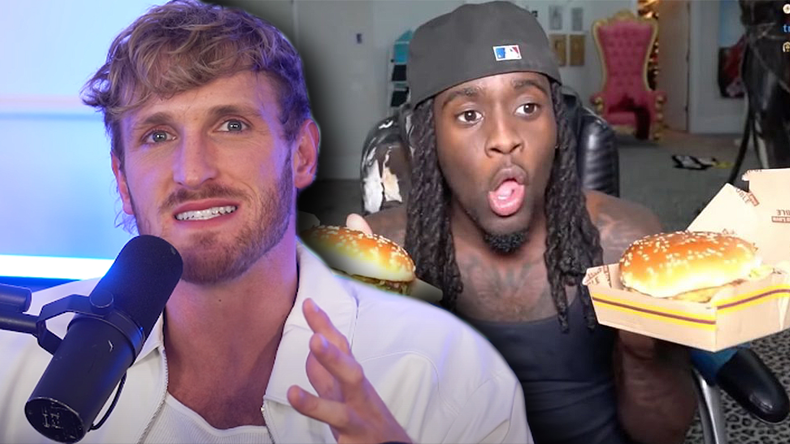 Logan Paul & KSI blast “ridiculous” reactions toward Lunchly vs Kai Cenat McDonald’s ad