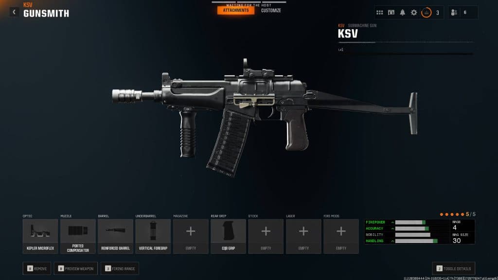 The best KSV loadout to use in Black Ops 6.