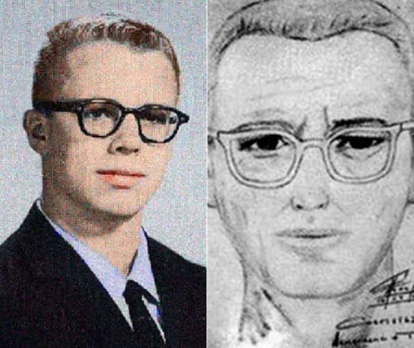 Ross Sullivan and a sketch of the Zodiac killer