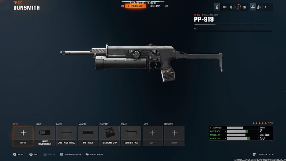 Melhor PP-919 em Black Ops 6: configuração de classe, acessórios, vantagens