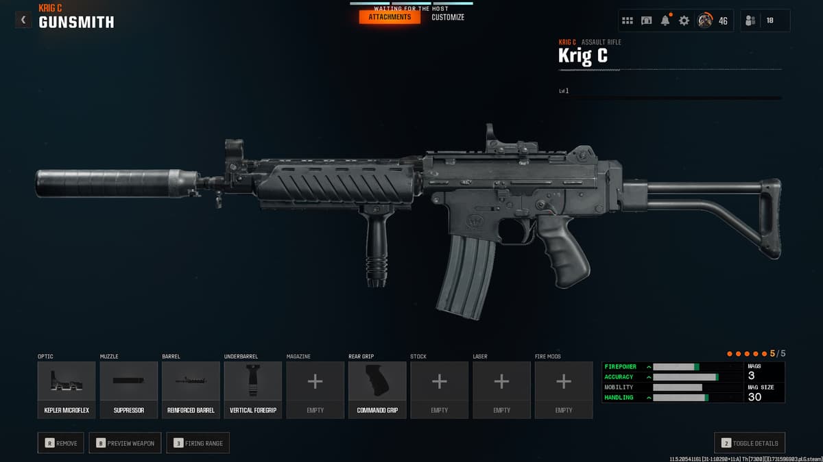 El mejor equipamiento de Krig C en Black Ops 6: configuración de clases, accesorios y ventajas