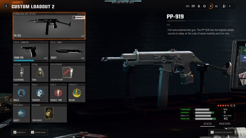 black ops 6 pp-919 loadout with meta perks and equipment