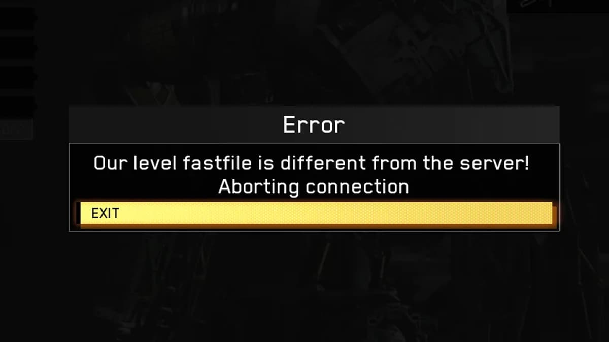 How to fix ‘Our level fastfile is different from the server’ error in Black Ops 6