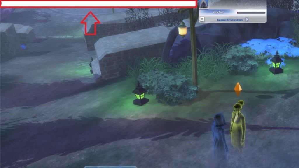 A screenshot featuring The Sims 4 Life and Death cheats.