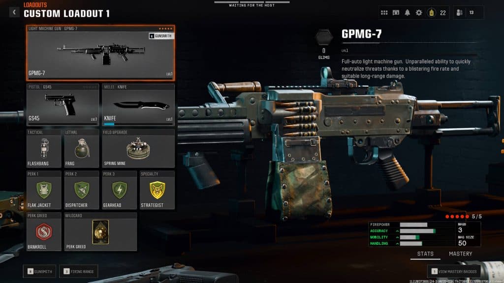 The best GPMG-7 class in Black Ops 6, including perks and equipment.