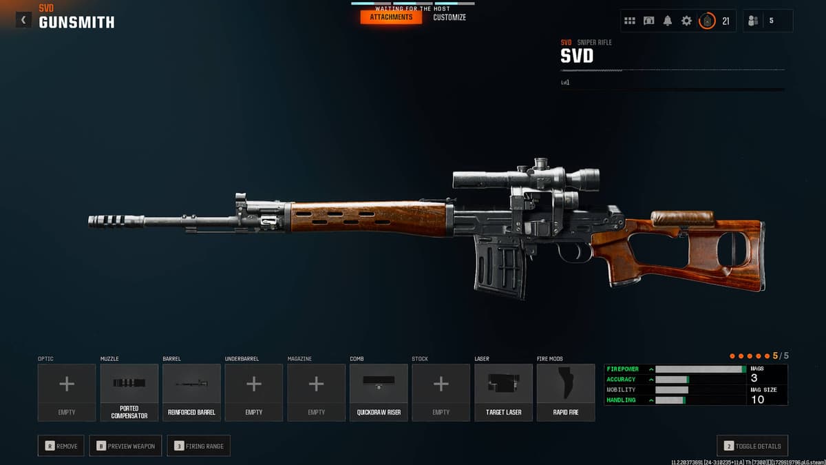 Melhores carregamentos de rifle de precisão em Black Ops 6