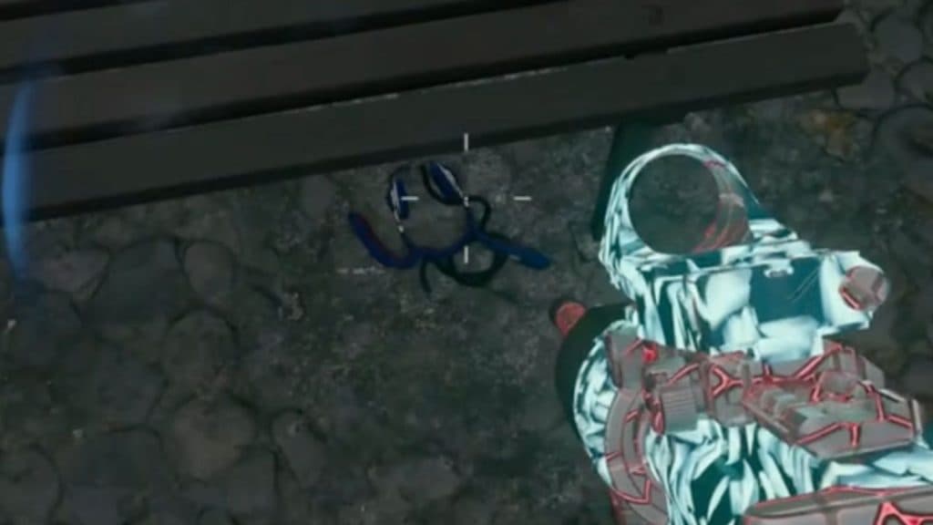 Screenshot of headphones location 2 in liberty falls under bench