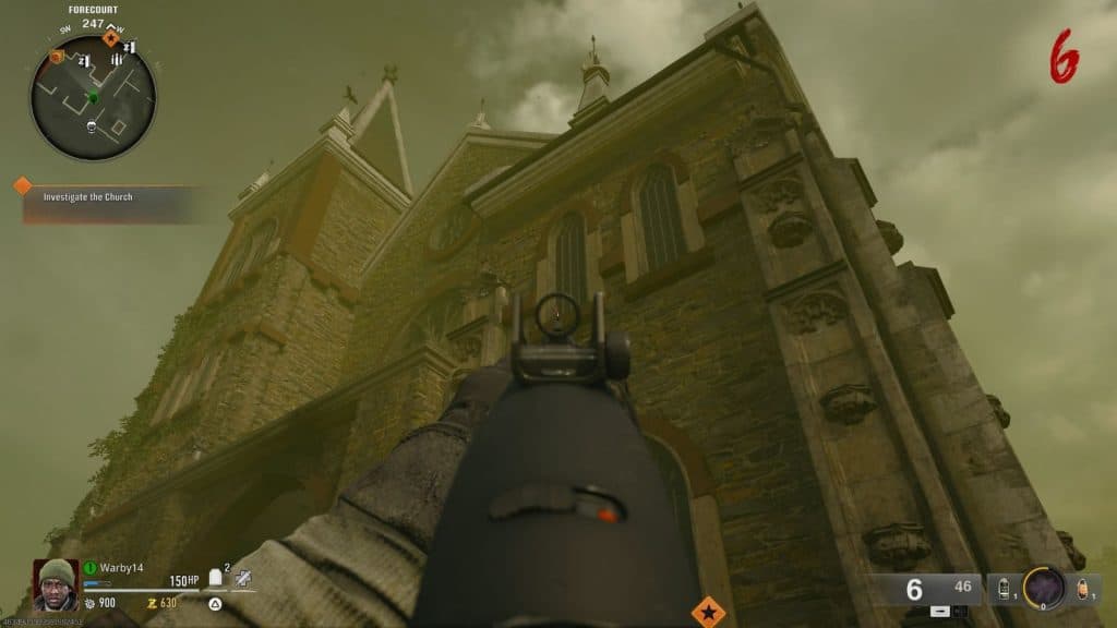 Screenshot of the Etherella 5 statue in Black Ops 6 Zombies