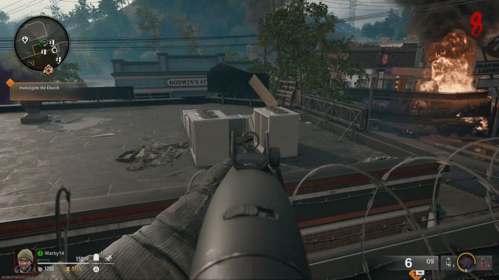 Screenshot of the Etherella 9 statue in Black Ops 6 Zombies