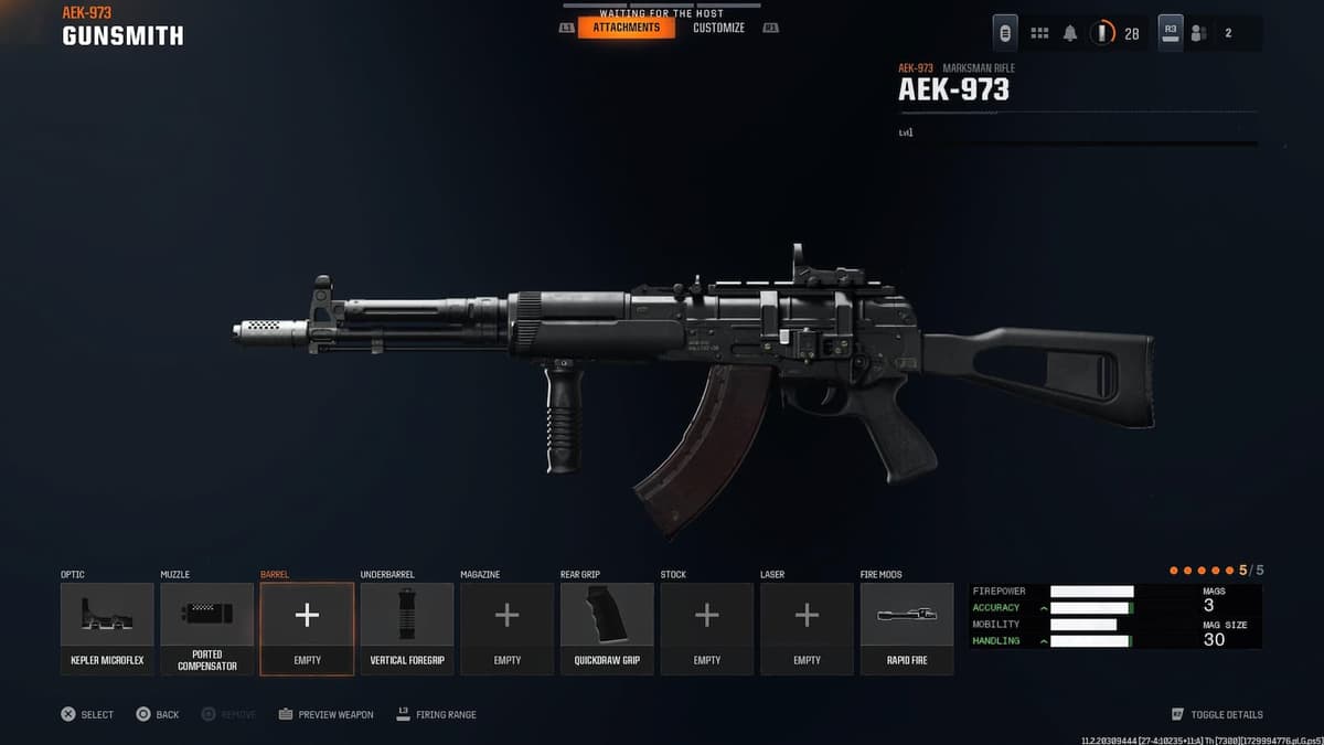 El mejor equipamiento de AEK-973 en Black Ops 6: configuración de clases, accesorios y ventajas