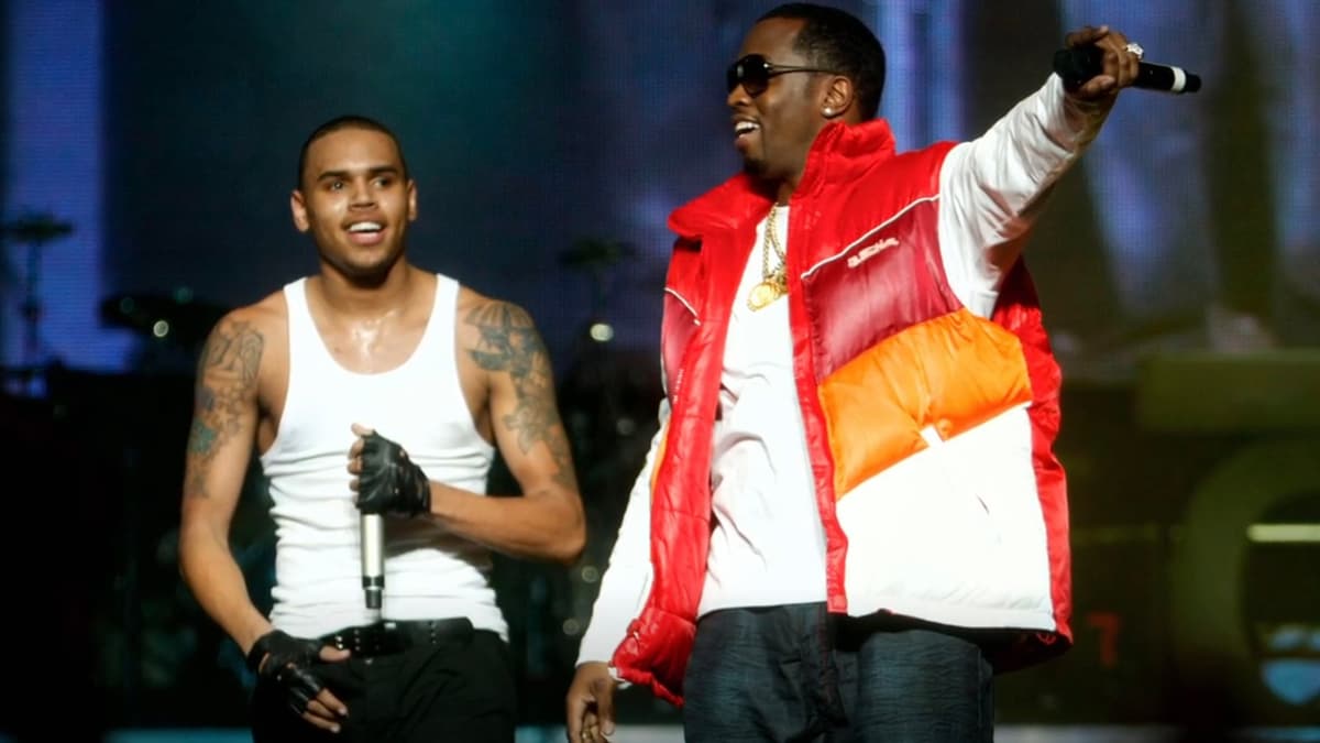 Image of Chris Brown and Sean "Diddy" Combs