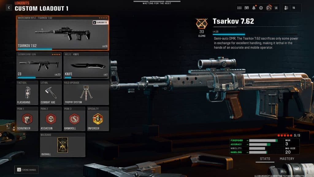 The best Tsarkov 7.62 class in Black Ops 6, including perks and equipment.