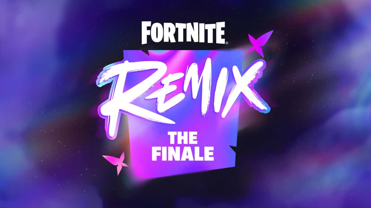 Fortnite Remix: The Finale live event promo image scheduled to arrive at the end of the Chapter 2 Remix season.