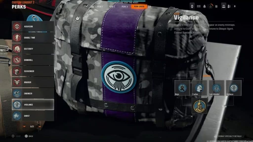 Vigilance Perk in Black Ops 6