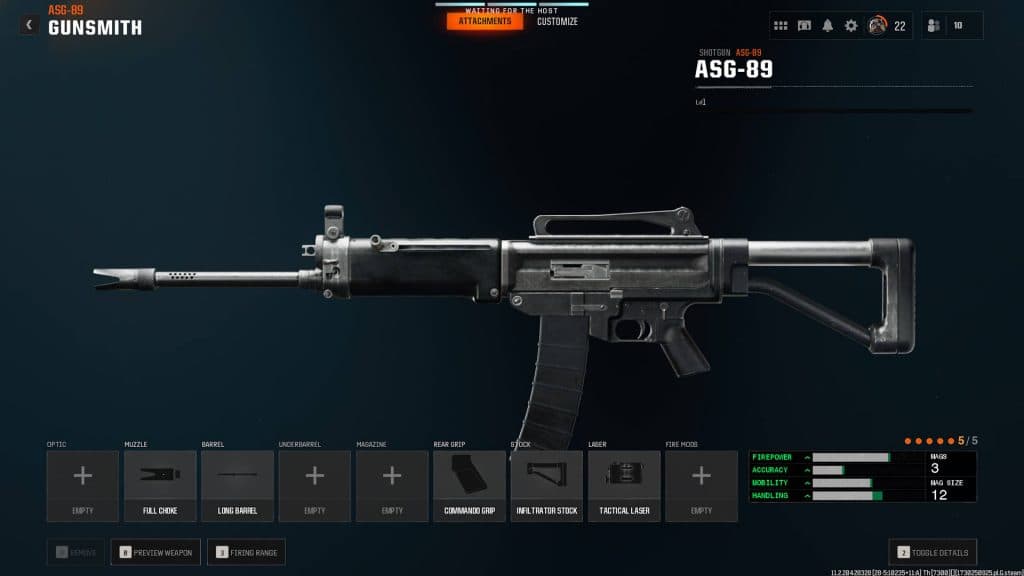 The best ASG-89 loadout possible in Black Ops 6.