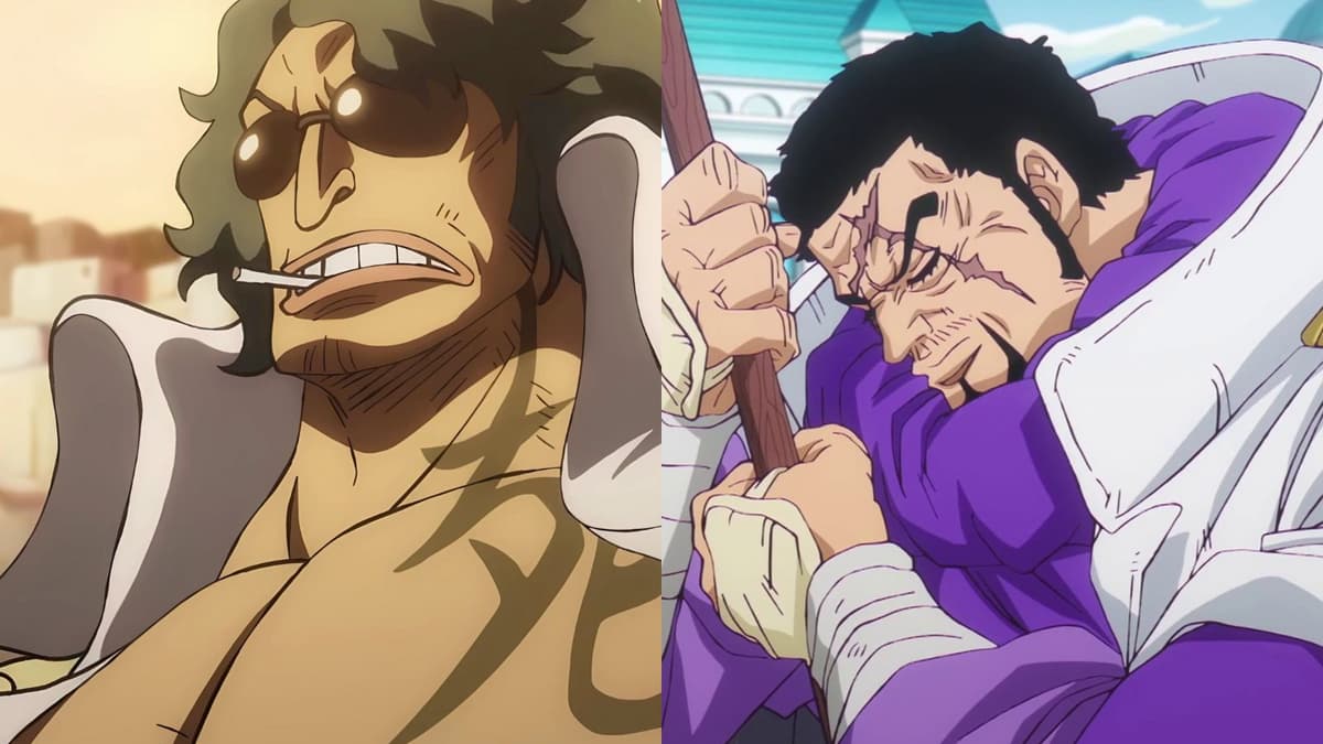 One Piece Ryokugyu and Fujitora