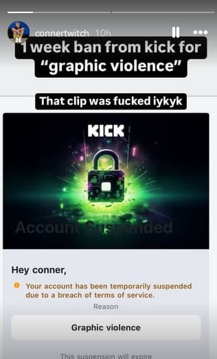 kick streamer banned after takeover