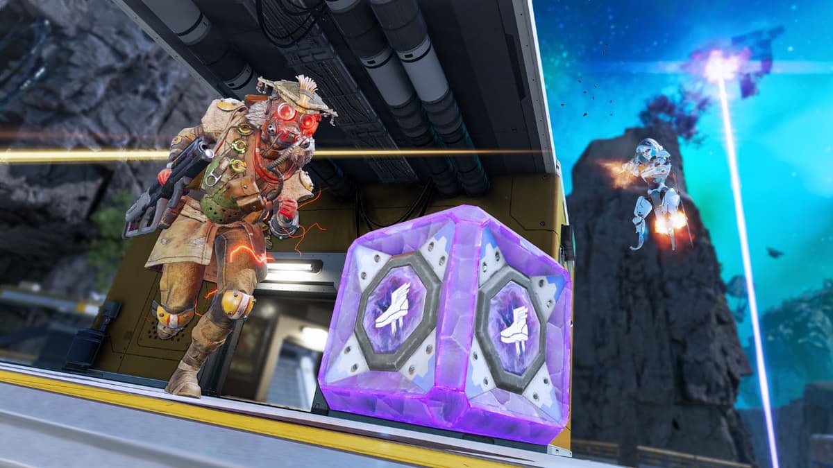 Bloodhound running to Rift Relic in Apex Legends Season 23