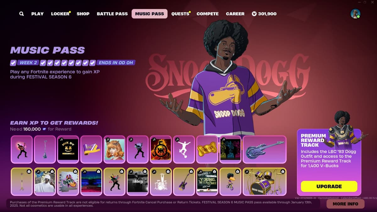 Snoop Dog battle pass