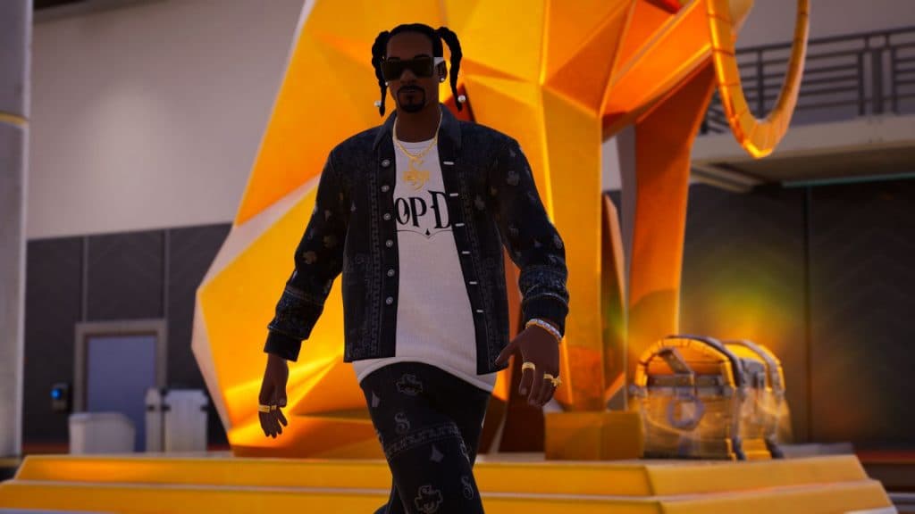 Snoop Dog in Dogpound Fortnite