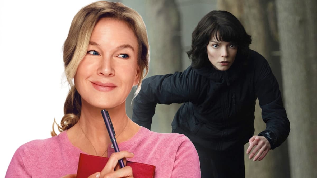 Renee Zellweger in Bridget Jones: Mad About the Boy and Anya Taylor-Joy in The Gorge