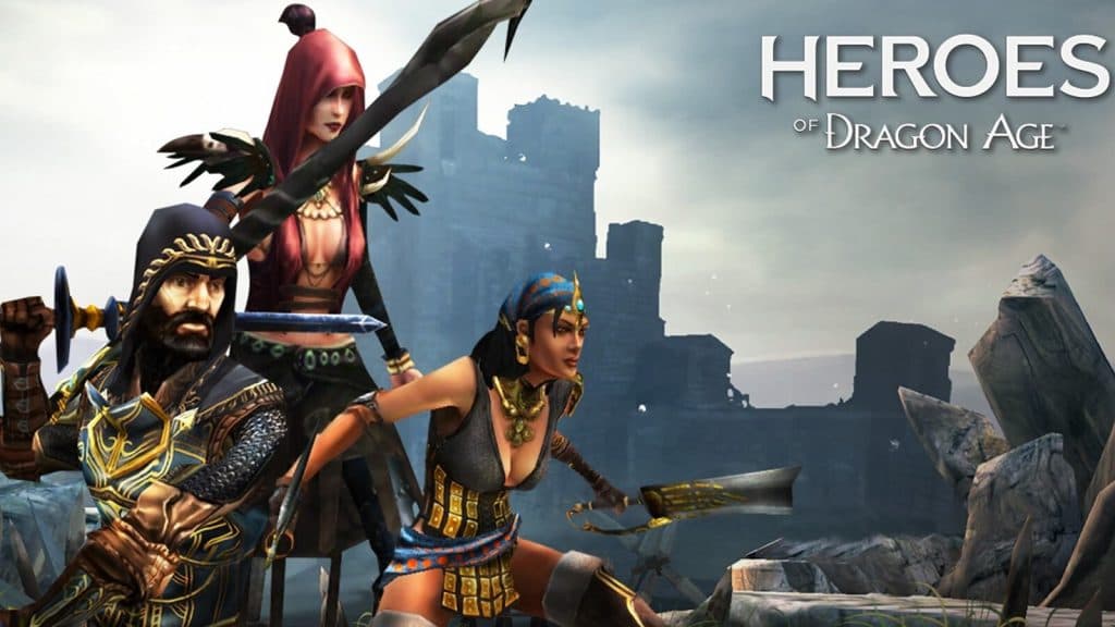 Heroes of Dragon Age splash art