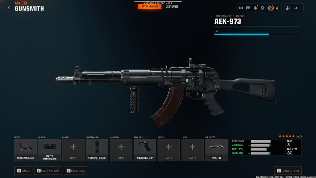 The best AEK-973 loadout in Black Ops 6.