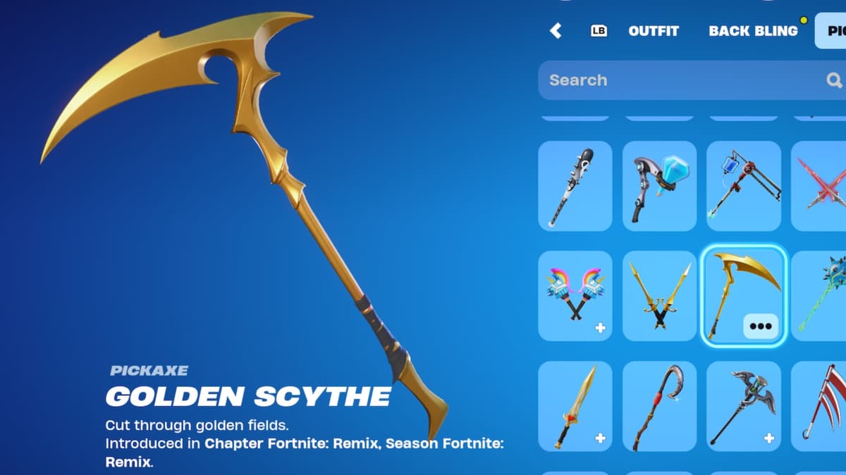 Как получить бесплатную кирку Golden Scythe в стиле Мидаса в Fortnite