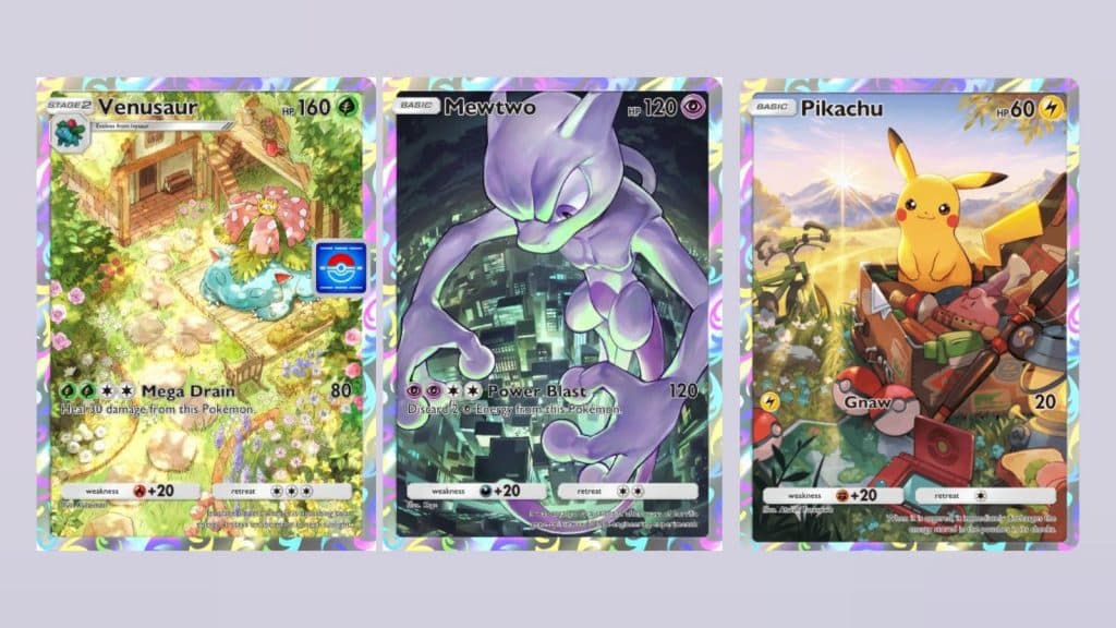 A screenshot featuring Pokemon TCG Pocket Promo Cards.