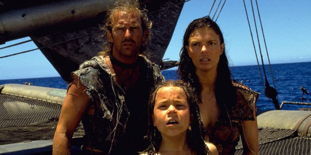 Kevin Costner in Water World