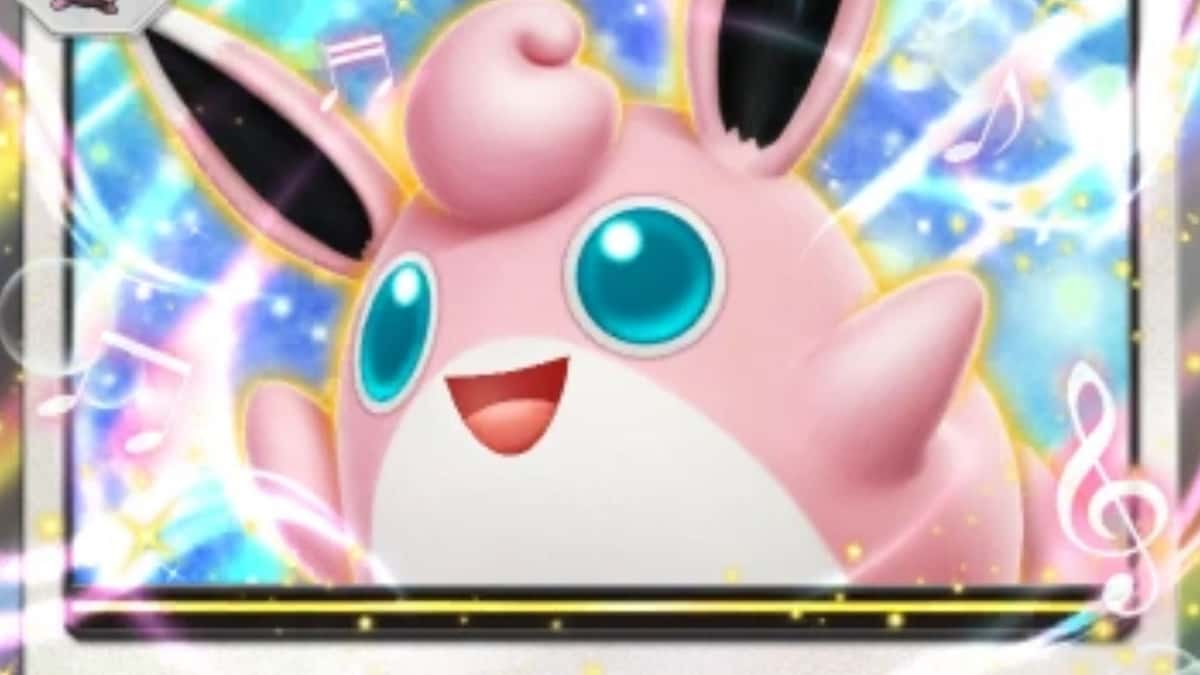 Wigglytuff smiling