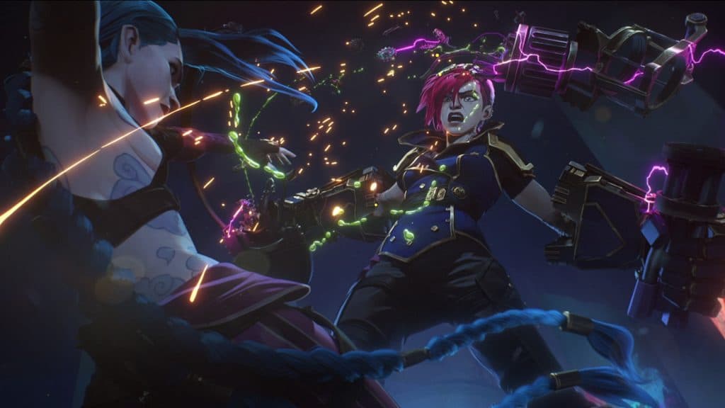 Jinx and Vi in Arcane Season 2