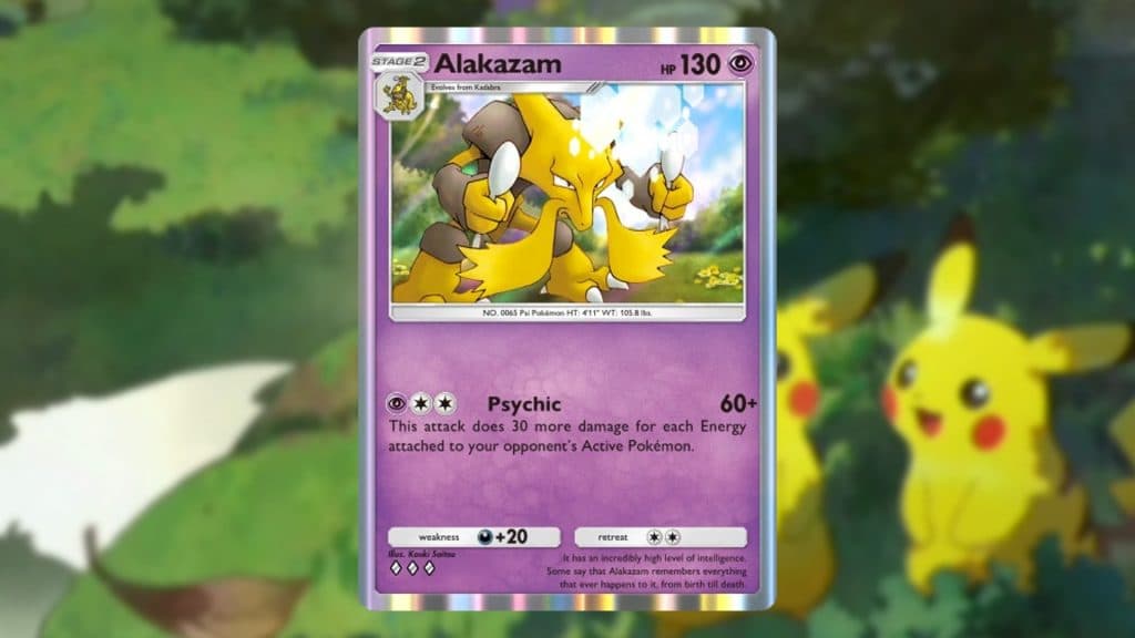 Alakazam Pokemon TCG Pocket