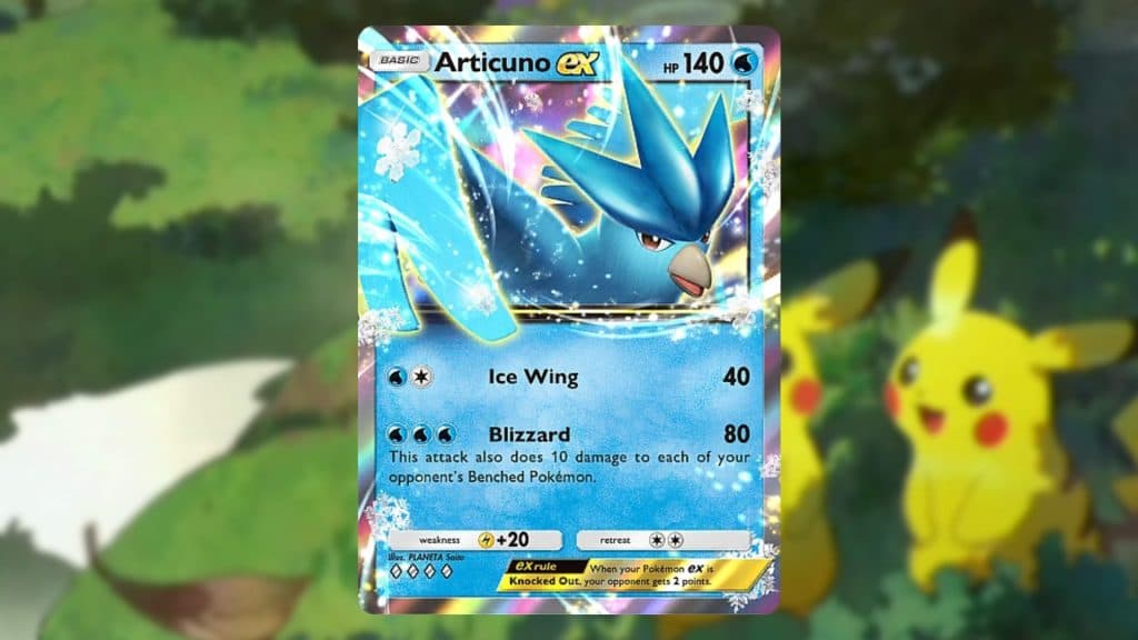 Articuno ex deck Pokemon TCG Pocket