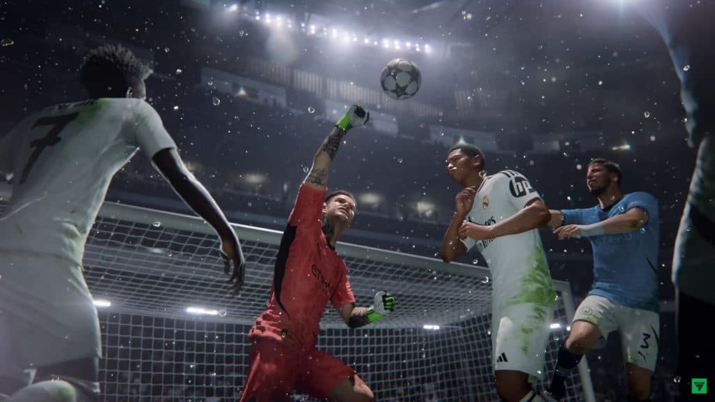 Ederson punching ball in EA FC 25