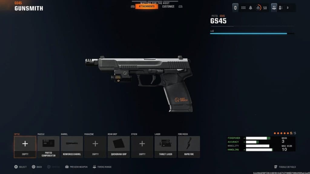 GS45 loadout in Black Ops 6