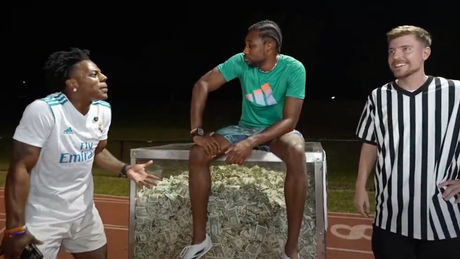 IShowSpeed furious after losing MrBeast’s $100K race against Noah Lyles