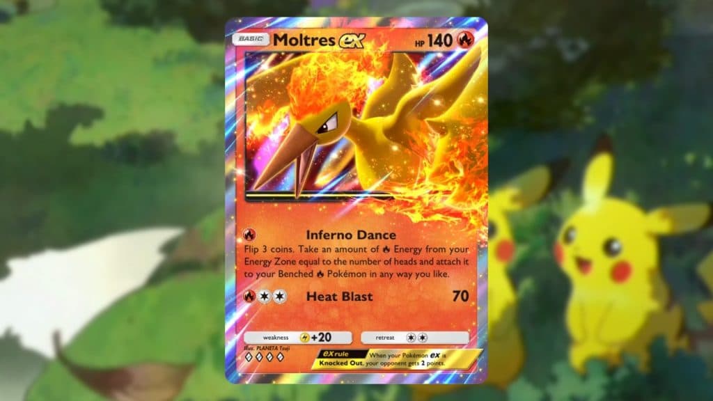 Moltres ex Pokemon TCG Pocket