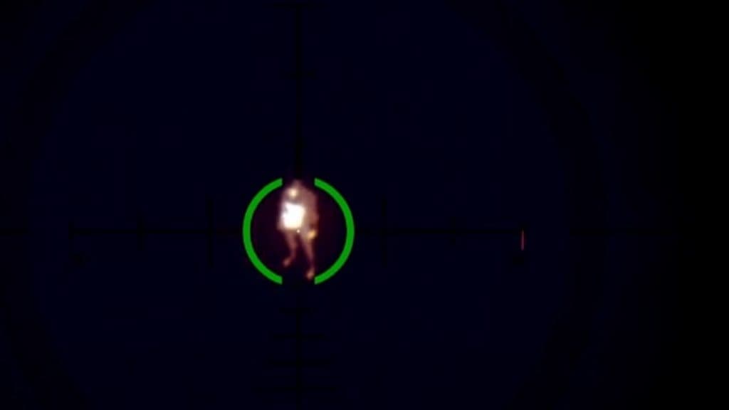 Bigfoot seen through a sniper in GTA V