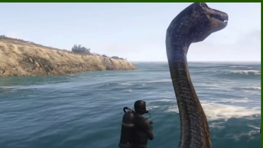 The Loch Ness Monster from GTA V