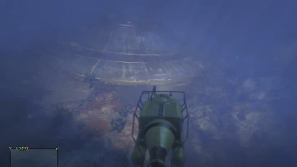 Submerged UFO in GTA V