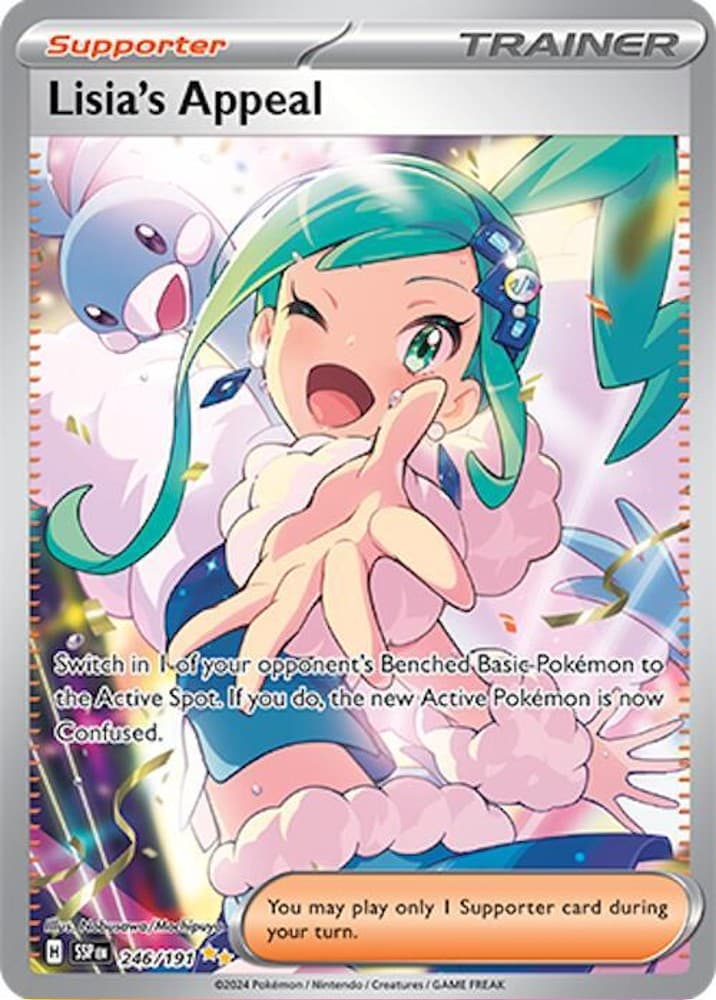 Lisia's Appeal Full Art Pokemon TCG Surging Sparks