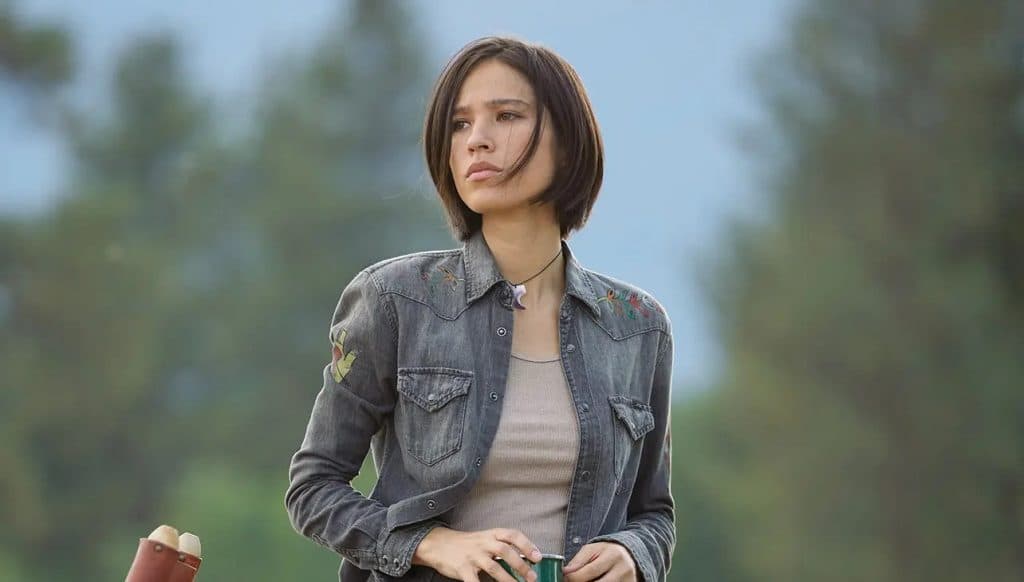 Kelsey Asbille as Monica in Yellowstone