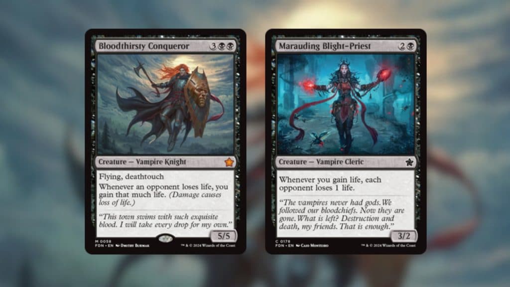 MTG Foundations Bloodthirsty Conqueror Infinite Combo