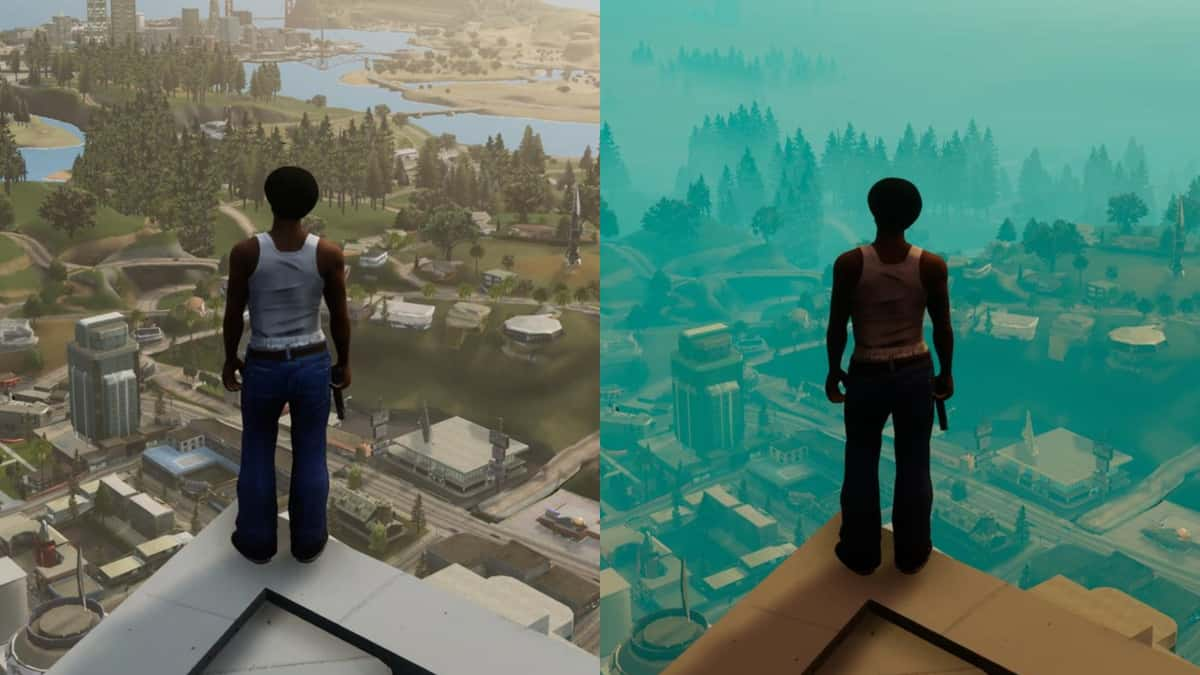 gta trilogy definitive edition before vs after