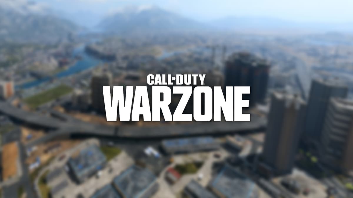 Urzikstan blurred with warzone logo over it